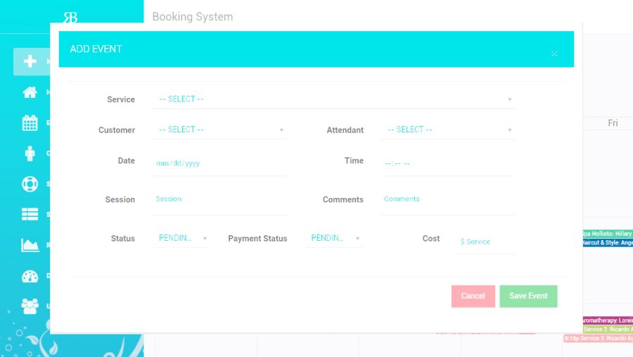 Riaggo Booking System