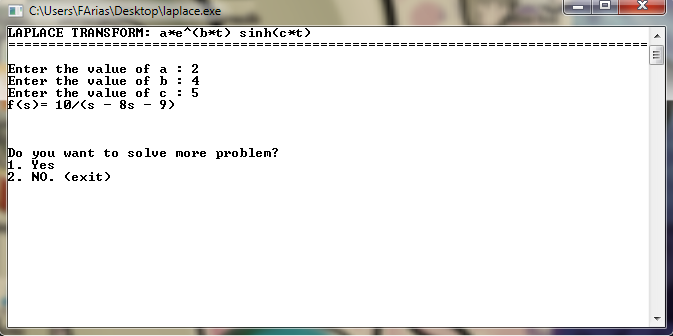 Laplace and Inverse Laplace Transform solver