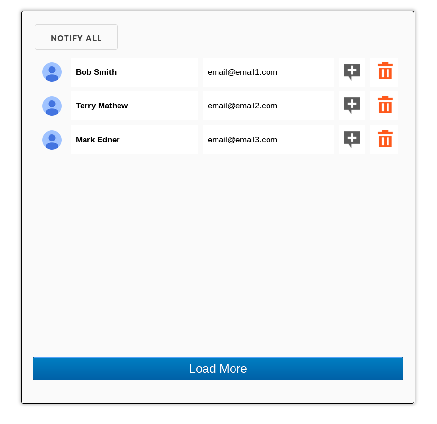 Google-Style Notification Bar With Alert Bell And Google Sign-In
