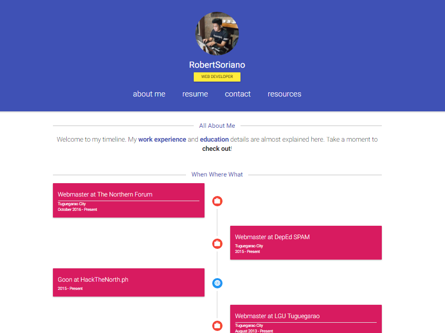 Material Design Portfolio
