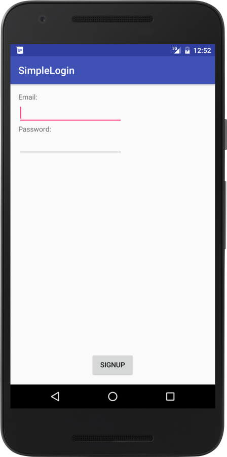 Android Login System