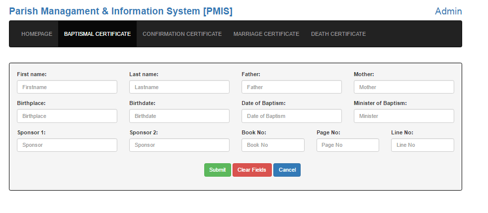 Complete Parish Management Software