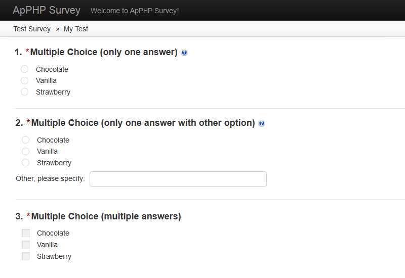 Online Survey and Polls PHP Script 