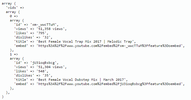 Create custom json/xml parsers in PHP