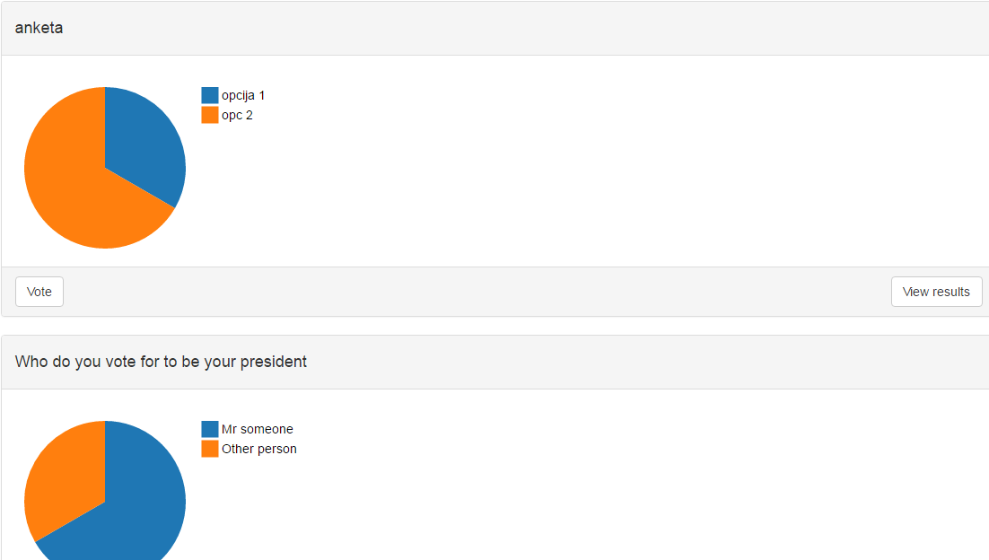Poll system