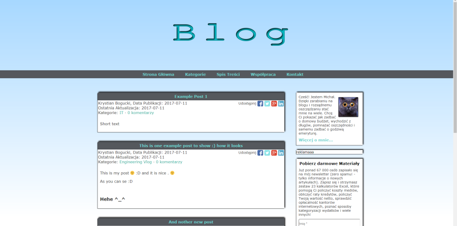 CMS powered by CodeIgniter