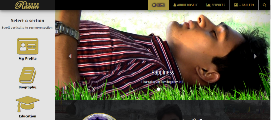 Full personal web site