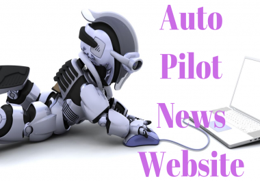 I will create automated hot news website for passive income