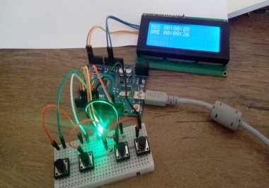 Airsoft / Paintball Button DOMINATOR - Arduino + LCD