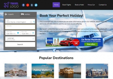 TPTravel PHP Script - Travel Affiliate Script