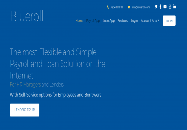 Blueroll Payroll and Loan Management System