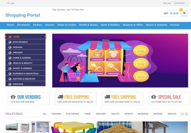 Build your online store almost free