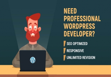 I will develop a responsive wordpress website