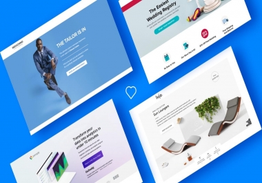 I will create a wordpress landing page