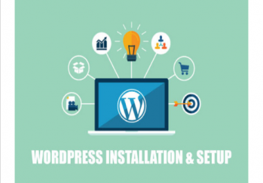 WordPress Webiste Installation with Onpage SEO or Update All Plugins
