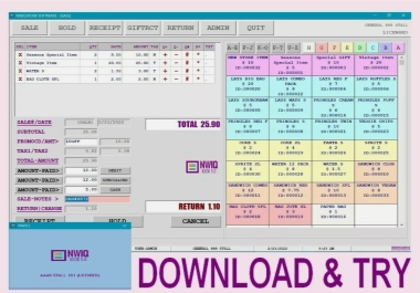 Stall Point Of Sale Software - Retail POS Inventory NWIQ Kiosk