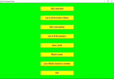 Library Management System for proper management of library