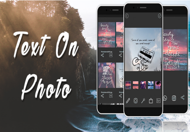 Text On Photo & Dp - Text Editor Android Application Source Code