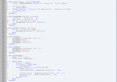 Will make Macros or Game Bots on a free to play game with Autoit
