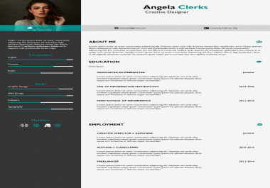 Modern & Clean Resume / CV Template