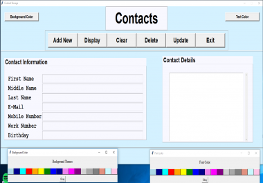 Design a Contact Database Storage for you