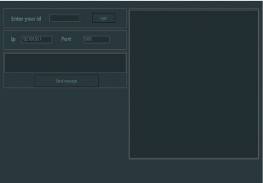 Chat application for windows 10 with server