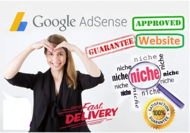 I will design complete website for google adsense approval