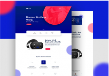 I will create a professional and responsive wordpress landing page