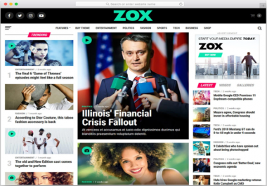I will create autopilot entertainment news website for passive income