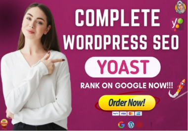 I will do on page SEO and technical onpage optimization of wordpress website with yoast