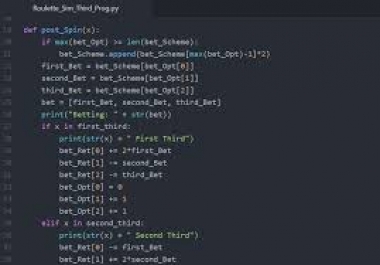 I will do any python programming projects.