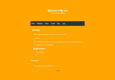 Simple Web Pages FrontEnd and a little BackEnd easy