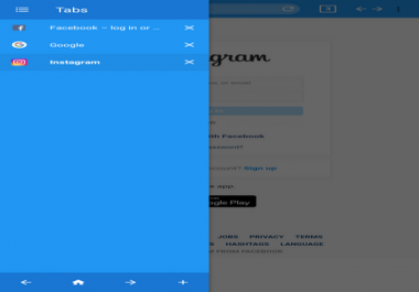 The fast and simple browser of Extreme Browsing