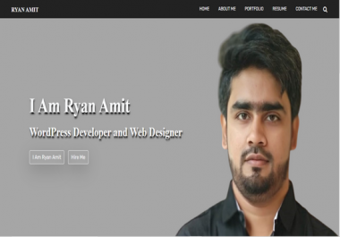 I will design a responsive WordPress website or blog