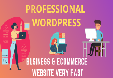 I will create Professional WordPress website and WordPress blog
