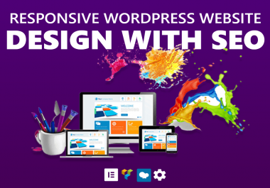 I will develop responsive Website with seo