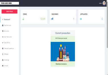 Hyip Fancy Rewards PHP Script Create your own investment game