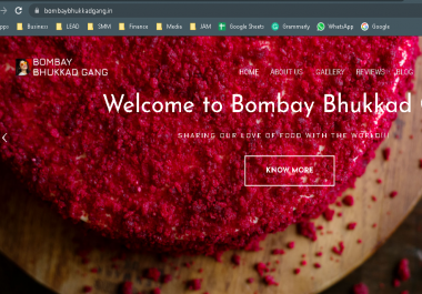Great looking single page site