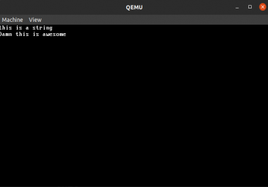Operating System made in C and assembly.