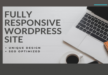I will design and develop a modern responsive wordpress website