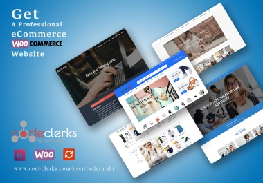 I will create wordpress ecommerce website using woocommerce store