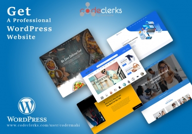 I will design and develop responsive wordpress website