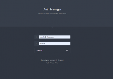 I will give you ASP. NET CORE 5.0 Authentication Management