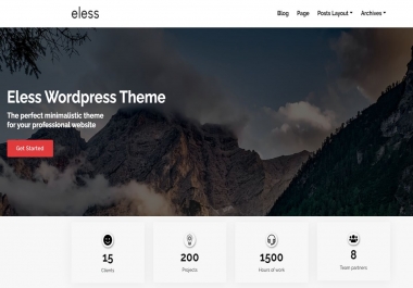 Eless - Minimalistic Wordpress Theme