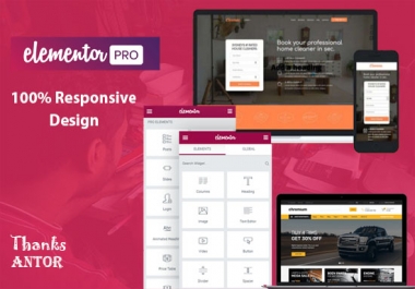 I will design your WordPress website using Elementor Pro