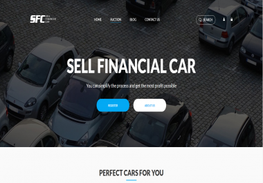 HTML Theme for Selling Cars made with CSS,  HTML,  JAVASCRIPT