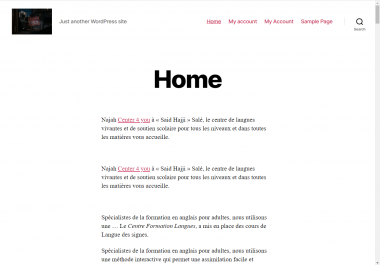 school Minimalistic Wordpress Theme