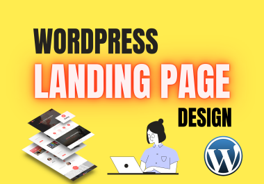 I will create modern wordpress website,  landing page for elementor pro, divi theme