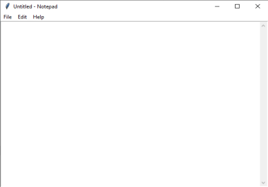 Python Notepad Clone with Tkinter Module