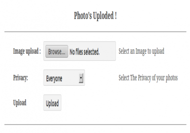 PHP PHOTO ALBUM